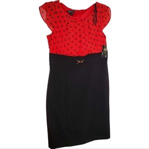 ALYX dress Polka Dot bodycon  Size 10 NWT